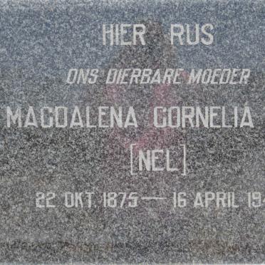 NEL Magdalena Cornelia nee NEL 1875-1949