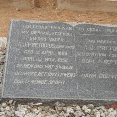 PRETORIUS G. J. 1888-1952 &amp; C.D. STRYDOM 1891-1965