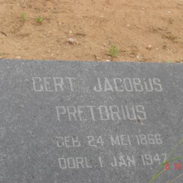 PRETORIUS Gert Jacobus 1866-1947
