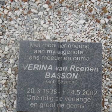 BASSON Verina van Reenen nee STRYDOM 1938-2002