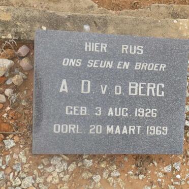 BERG A.D., v.d. 1926-1969