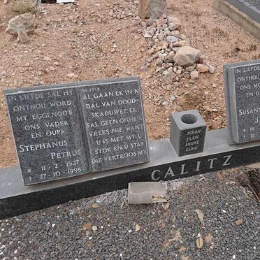 CALITZ Stephanus Petrus 1927-1995 &amp; Susanna Jacoba 1930-2001