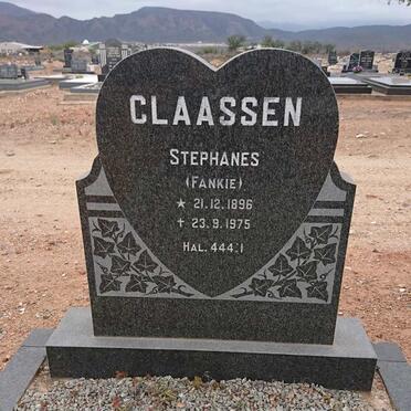 CLAASSEN Stephanes 1896-1975