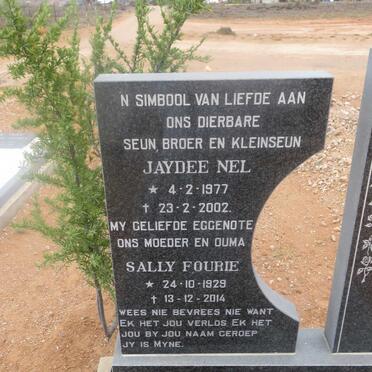 FOURIE Sally 1929-2014 :: NEL Jaydee 1977-2002