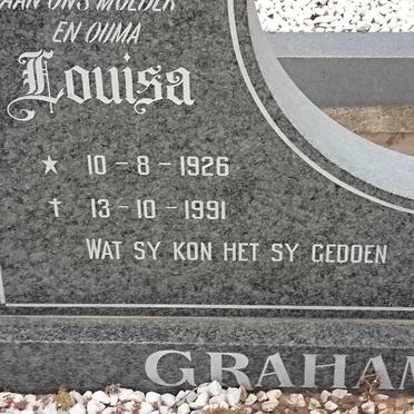 GRAHAM Louisa 1926-1991