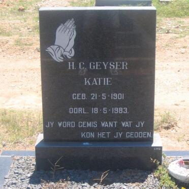 GEYSER H.C. 1901-1983