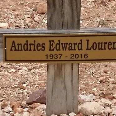 LOURENS Andries Edward 1937-2016