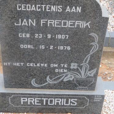 PRETORIUS Jan Frederik 1907-1976