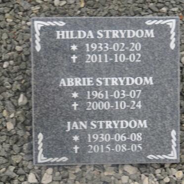 STRYDOM Jan 1930-2015 &amp; Hilda 1933-2011 :: STRYDOM Abrie 1961-2000