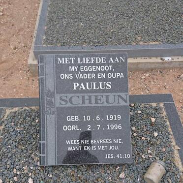 SCHEUN Paulus 1919-1996