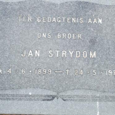 STRYDOM Jan 1899-1975