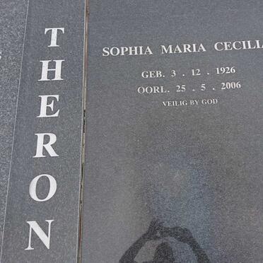 THERON Stephanus Johannes 1922-2004 &amp; Sophia Maria Cecilia 1926-2006