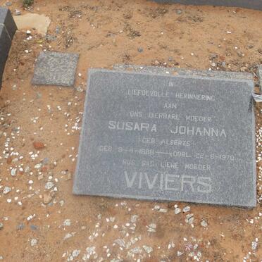 VIVIERS Susara Johanna nee ALBERTS 1888-1970