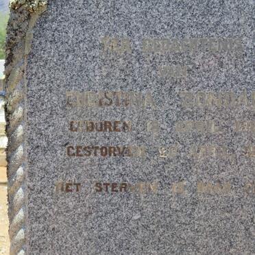 ZONDAGH Christina 1868-1901