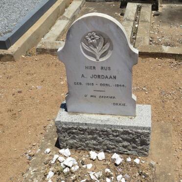 JORDAAN A. 1915-1944