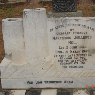 NEL Marthinus Johannes 1889-1943