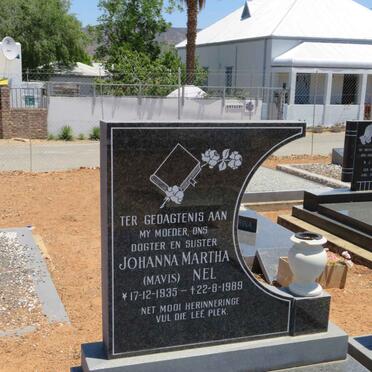 NEL Johanna Martha 1935-1989