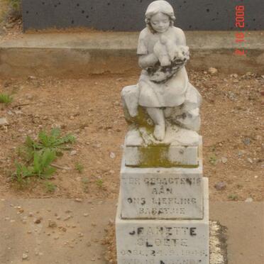 CLOETE Jeanette 1944-1945