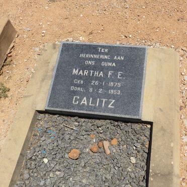 CALITZ Martha F.E. 1875-1953