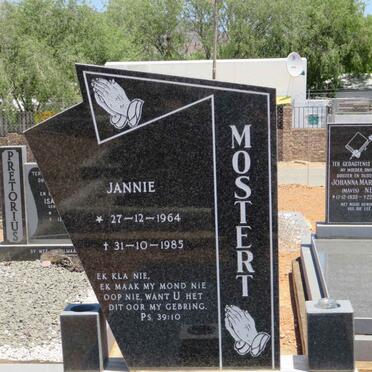 MOSTERT Jannie 1964-1985
