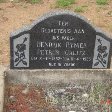 CALITZ Hendrik Rynier Petrus 1882-1935