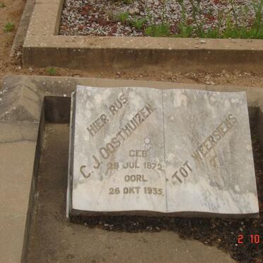 OOSTHUIZEN C.J. 1872-1935