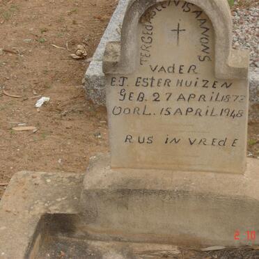ESTERHUIZEN E. J. 1872-1948