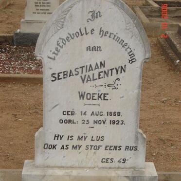 WOEKE Sebastiaan Valentyn 1868-1923