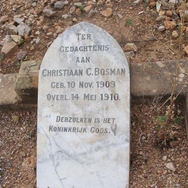 BOSMAN Christiaan C. 1909-1910