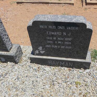 HAYMAN Edward N.J. 1892-1965