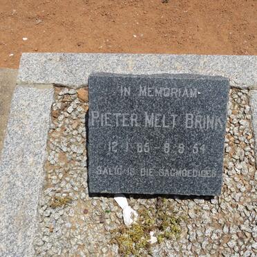 BRINK Pieter Melt 1885-1954