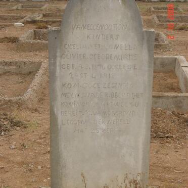 OLIVIER Cecilia Petronella nee BRITS 1876-1918