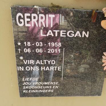LATEGAN Gerrit 1958-2011