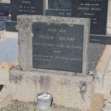 AUCAMP Pieter 1901-1954