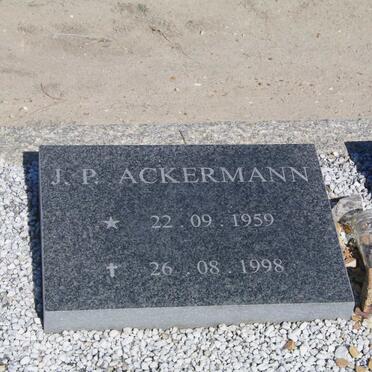 ACKERMAN Johannes Paulus 1922-1971 :: ACKERMAN J.P. 1959-1998
