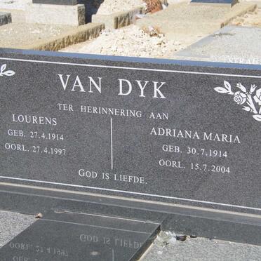 DYK Lourens, van 1914-1997 &amp; Adriana Maria 1914-2004