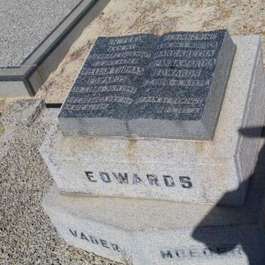 EDWARDS William Thomas 188?-1947 &amp; Margaretha Johanna Martha 1890-1978