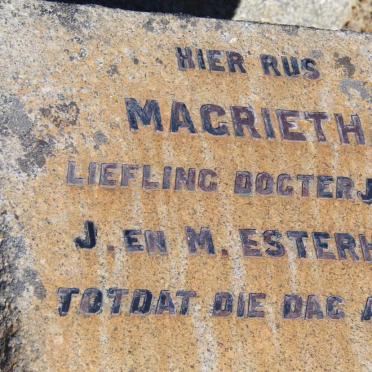 ESTERHUYSE Magrietha