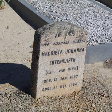 ESTERHUIZEN Magrietha Johanna nee van WYK 1887-1954