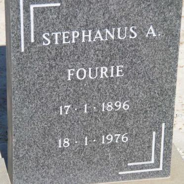 FOURIE Stephanus A. 1896-1976