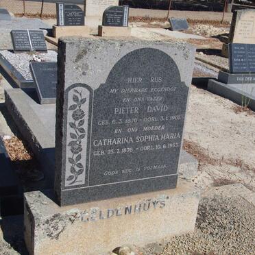 GELDENHUYS Pieter David 1876-1961 &amp; Catharina Sophia Maria 1876-1963