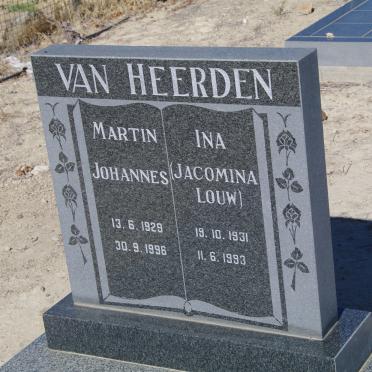 HEERDEN Martin Johannes, van 1920-1996 &amp; Jacomina LOUW 1931-1993