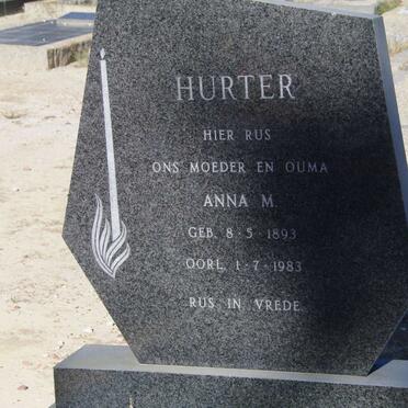 HURTER Anna M. 1893-1983