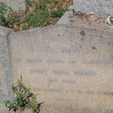 HARMER Emely Mabel nee MASON 1887-1958