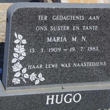 HUGO Maria M.N. 1909-1983