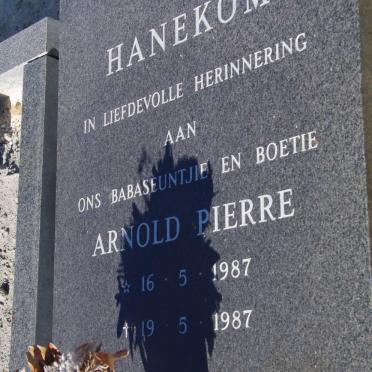 HANEKOM Arnold Pierre 1987-1987