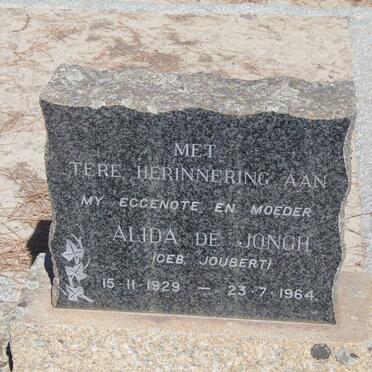 JONGH Alida, de nee JOUBERT 1929-1964