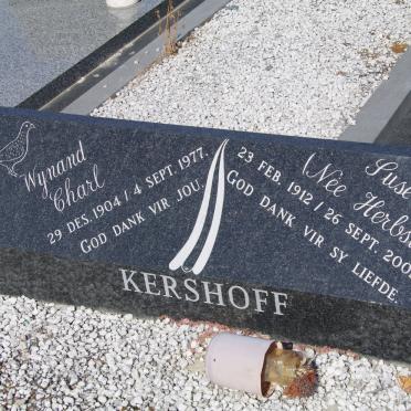 KERSHOFF Wynand Charl 1904-1977 &amp; Suse HERBST 1912-2002