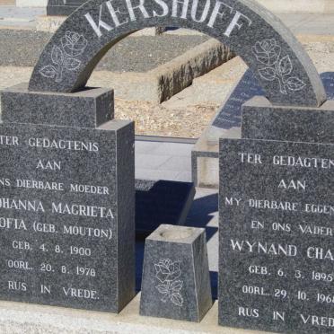 KERSHOFF Wynand Charl 1895-1968 &amp; Johanna Magrietha Sofia MOUTON 1900-1978