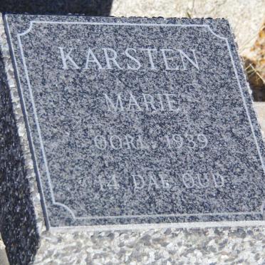 KARSTEN Marie -1939